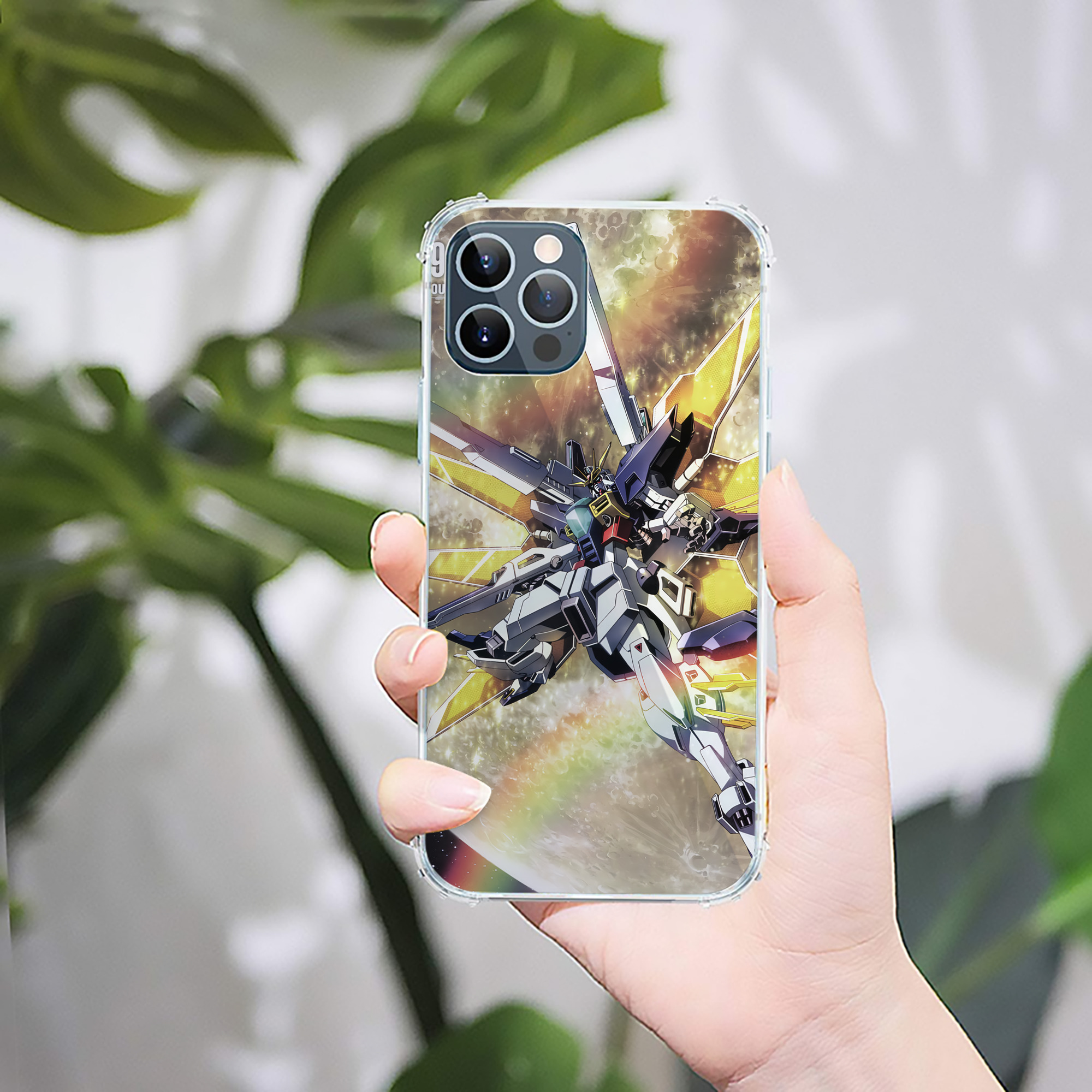 （画像用） 機動戦士ガンダム Mobile Suit Gundam 【iPhone 12シリーズ対応】透明スマホケース（クリアソフトケース）